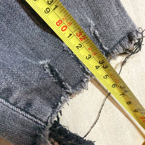 WOMEN'S SIMPLE SOCIETY JEANS SUPER DISTRESSED SIZE 7 / 28 SKINNY JEANS DENIM - Picture 3 of 4